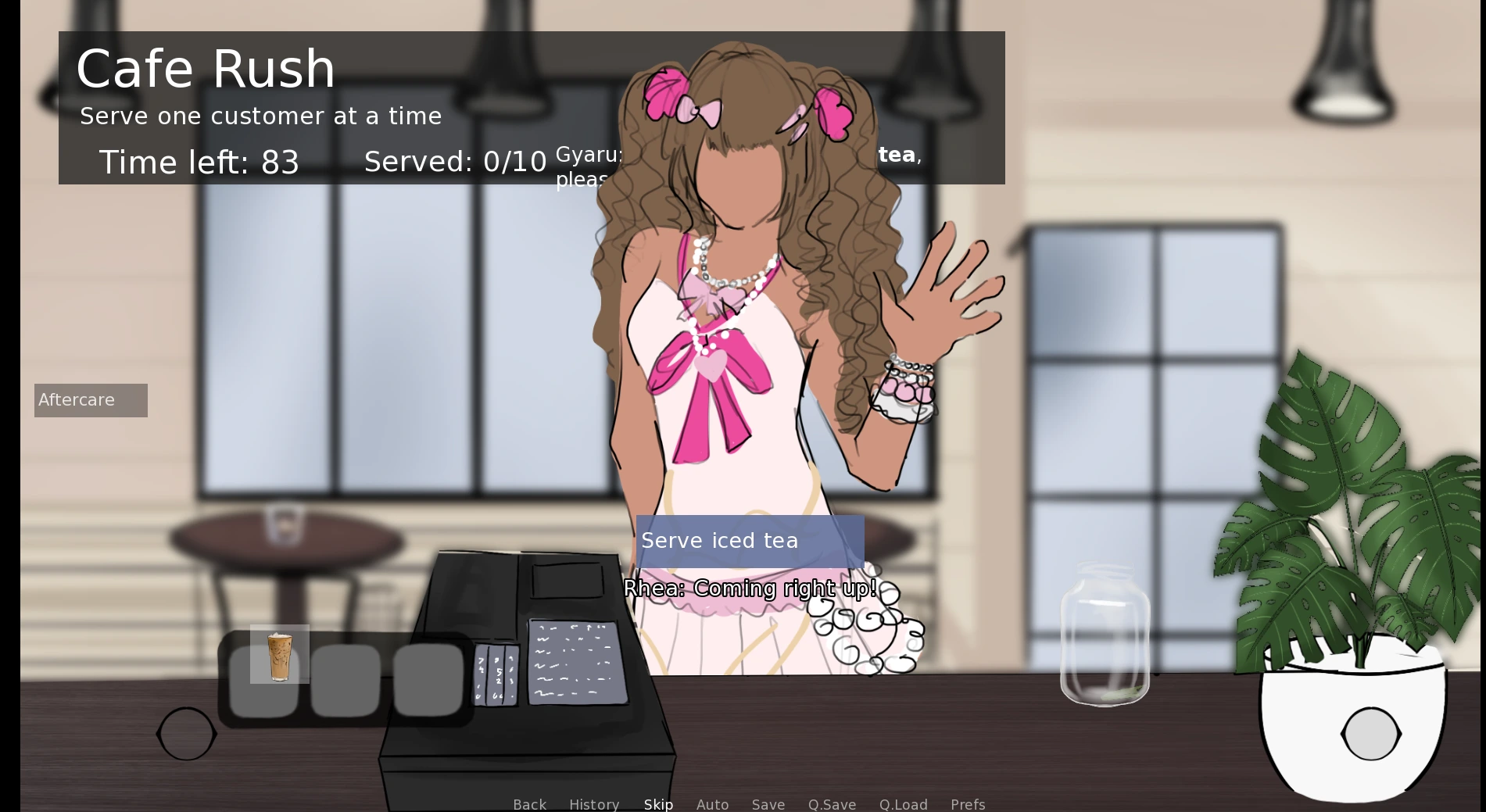 Over Dose psychological visual novel scene 5