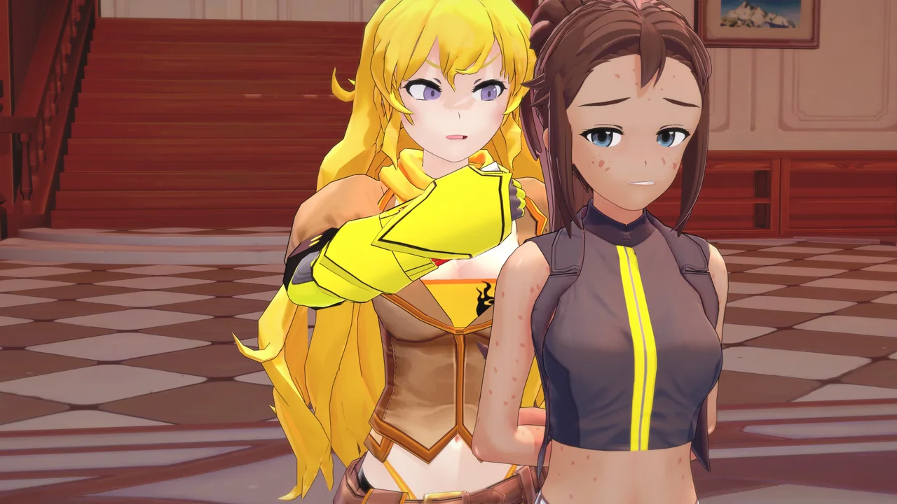 Ilia and Yang facing each other during a tense confrontation