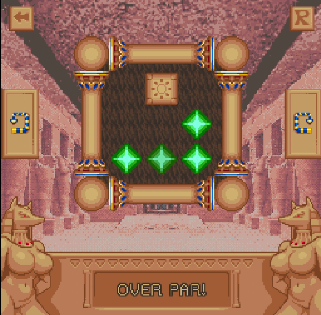 Green orb chamber after rotation in Temple of the Jackal