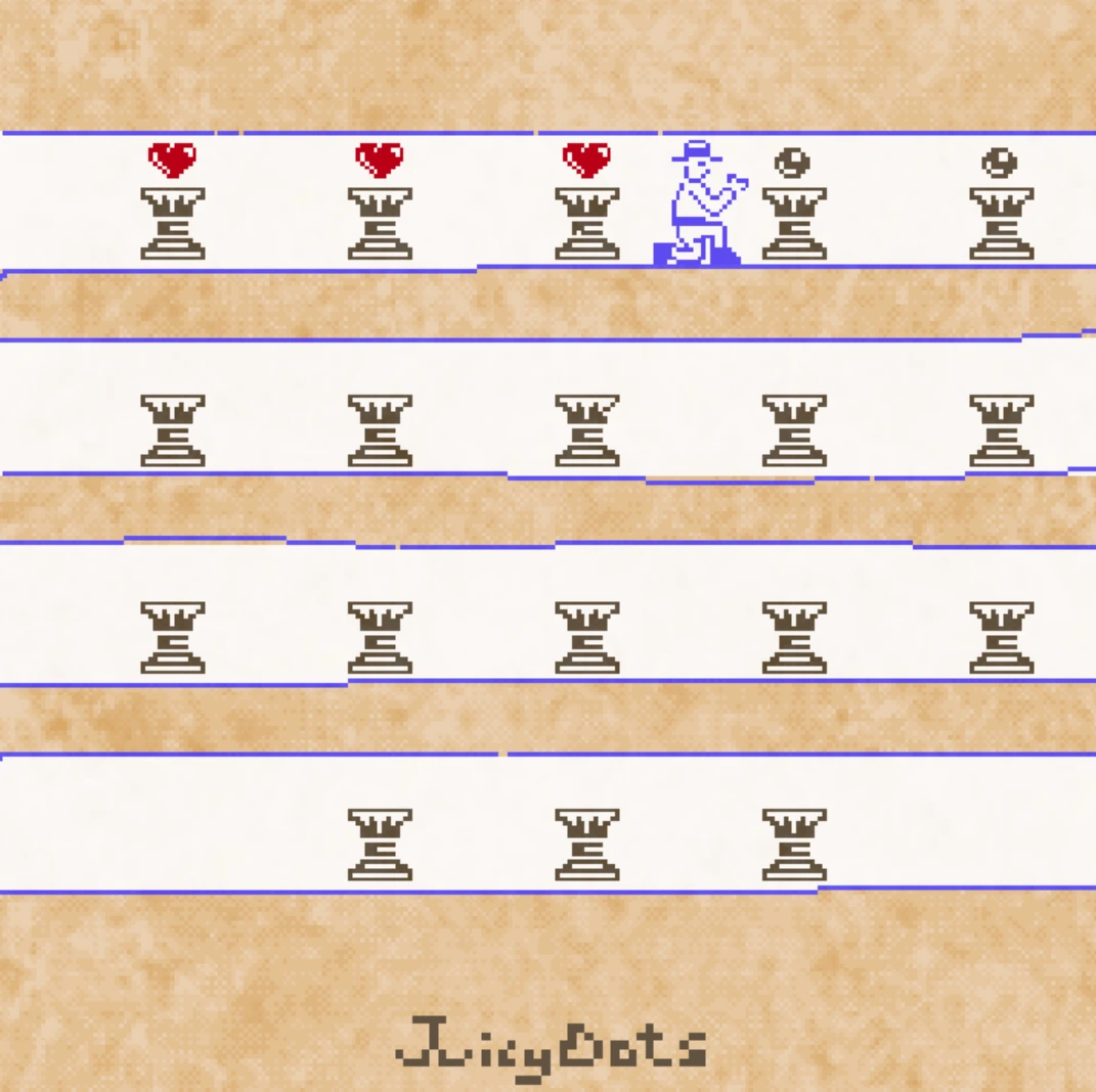 Temple of the Jackal level map with completed rooms